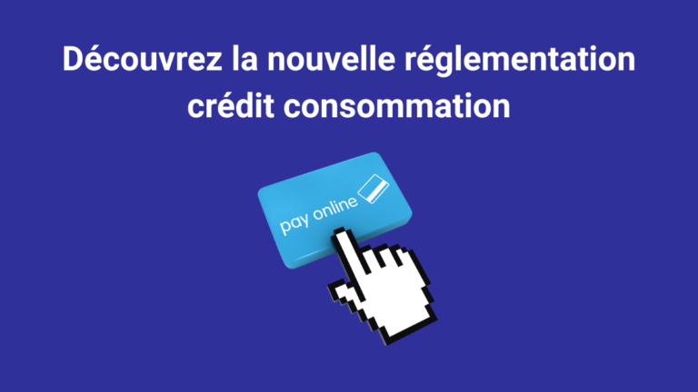 Illustration sur la nouvelle réglementation crédit consommation DCC2 montrant un bouton de paiement en ligne.